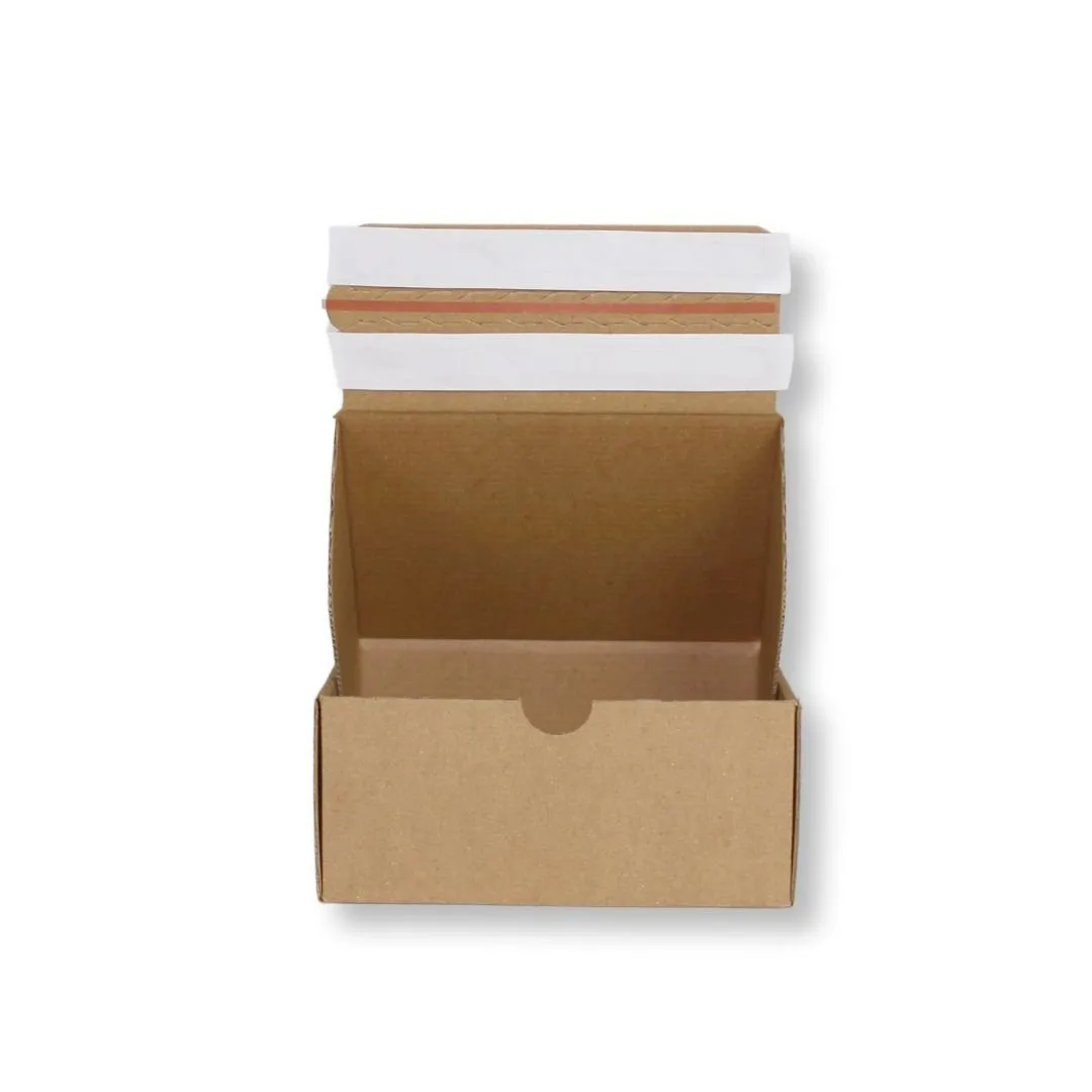 17x12,5x7,5 cm Çift Bant Yapıştırmalı Kutu – Esmer – 250'li Paket