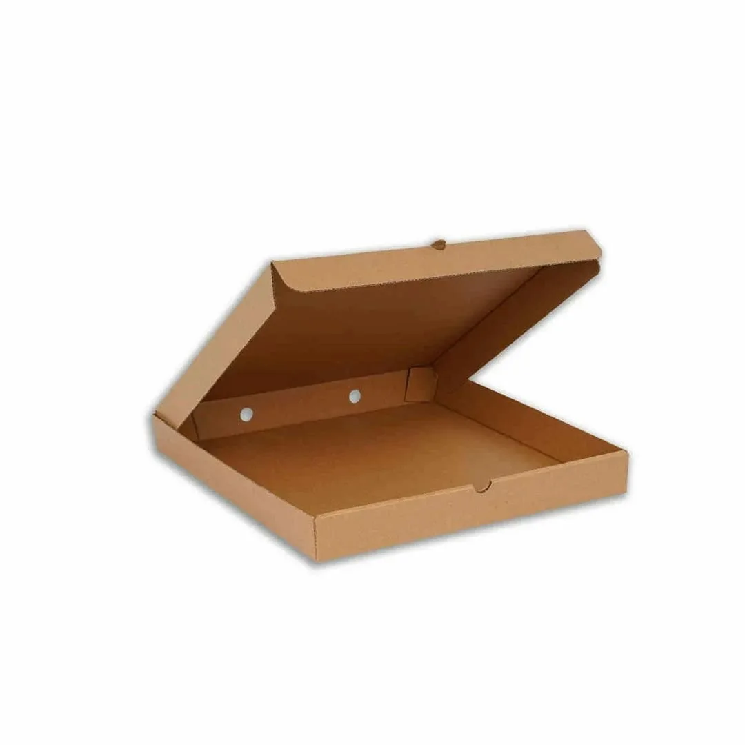 22x22x4 cm Pizza Kutusu – Esmer – 100'lü Paket
