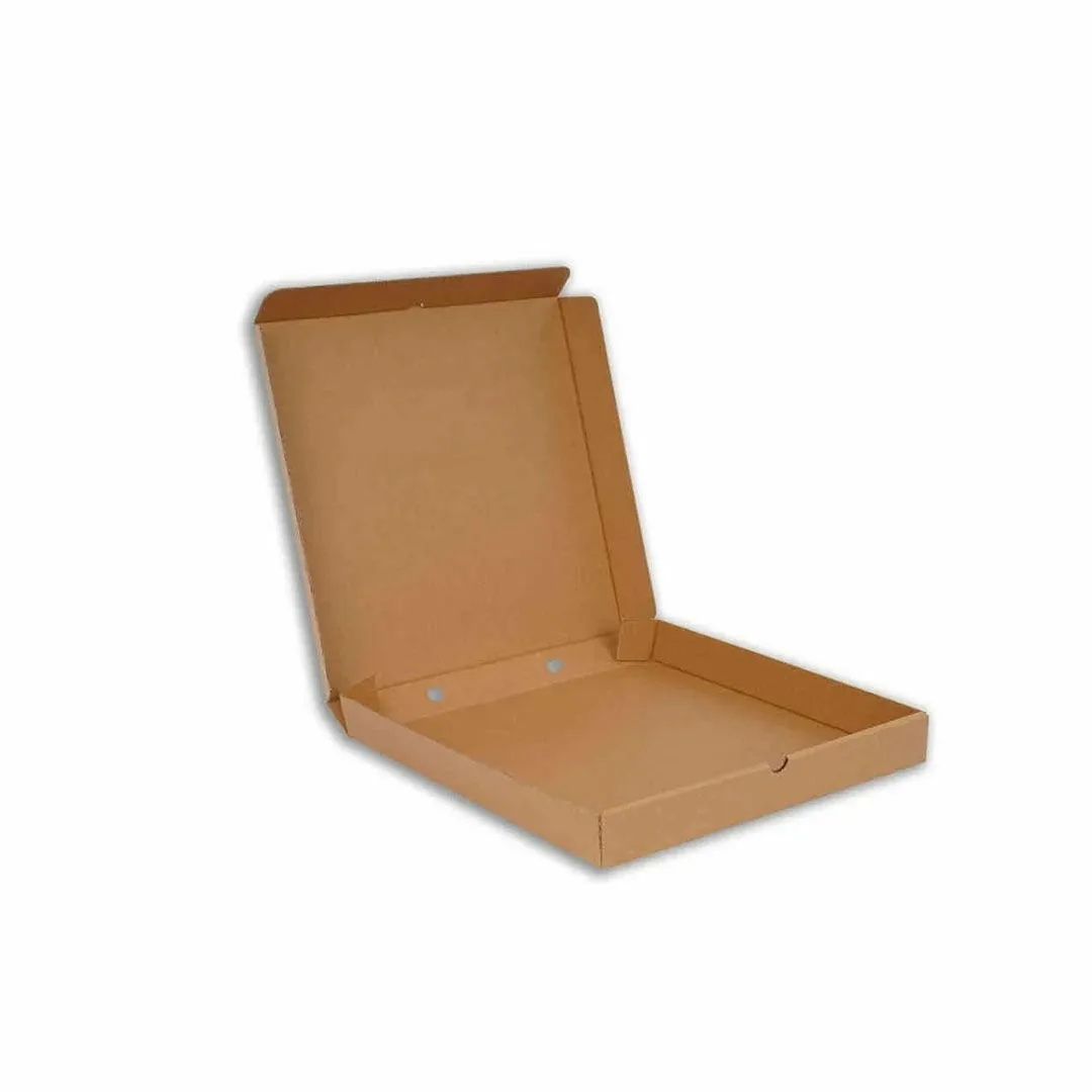 33x33x4 cm Pizza Kutusu – Esmer – 100'lü Paket