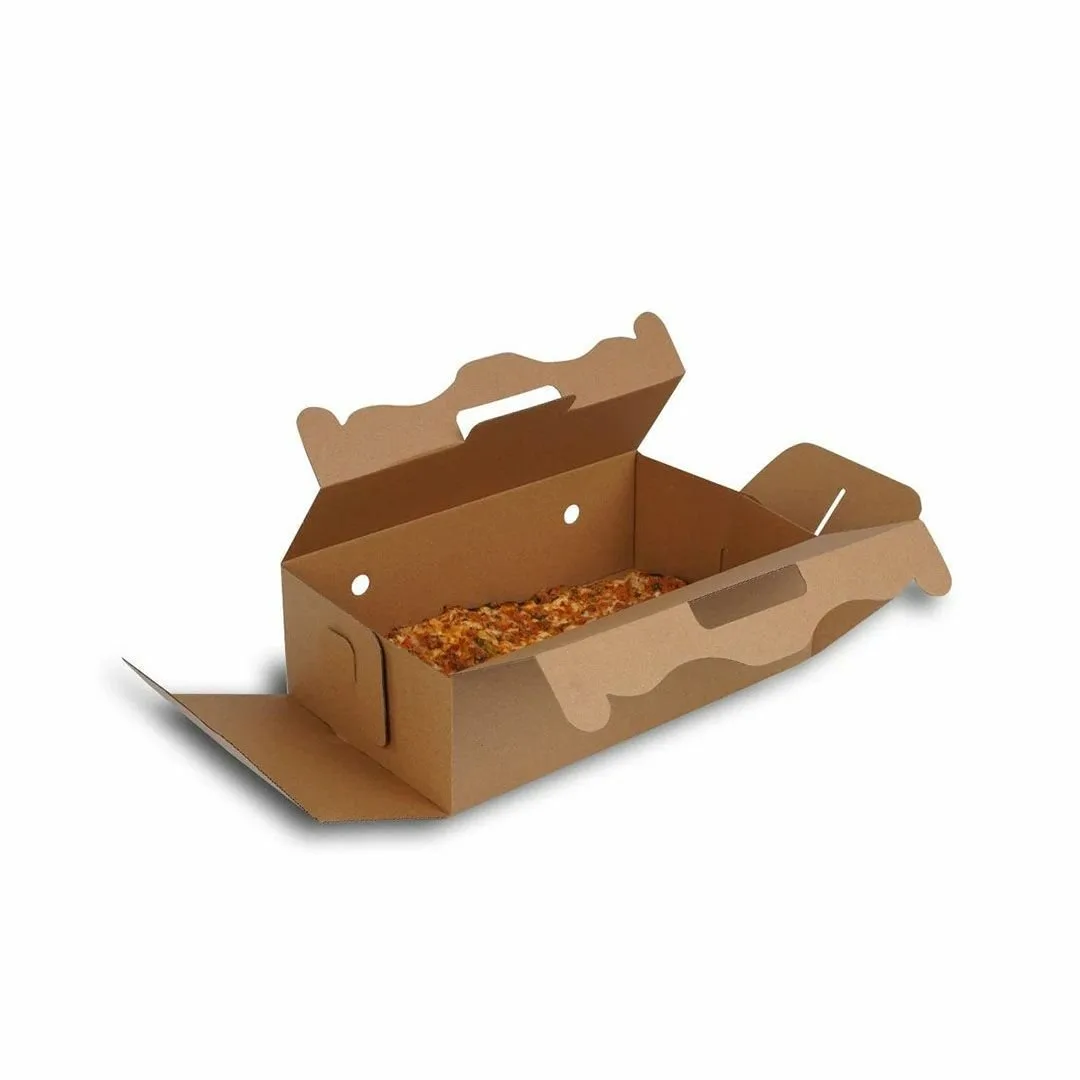 40x19x10 cm Lahmacun Kutusu – Esmer – 100'lü Paket