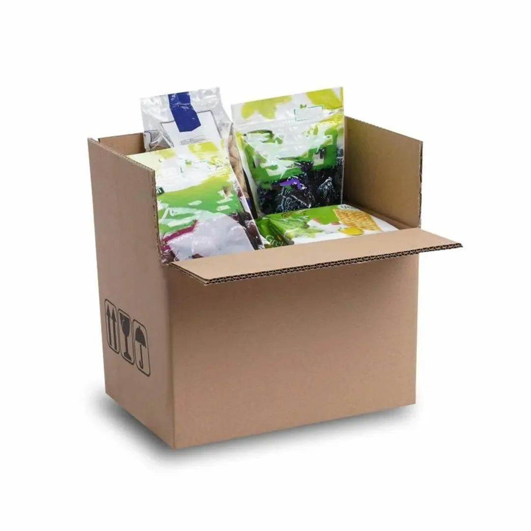 30x25x25 cm Esmer Çift Oluklu A-Box Taşıma Kolisi – 1.000'li Paket