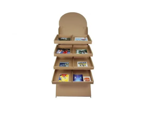 56x52x168 cm Esmer Stand Çift Raflı – 1 Adet