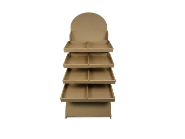 56x52x168 cm Beyaz Stand Çift Raflı – 1 Adet