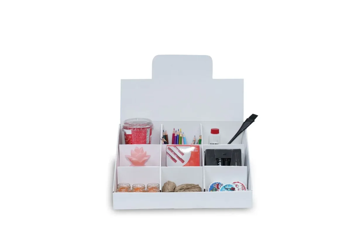 28x34x34 cm Beyaz Masa Üstü Stand – 1 Adet